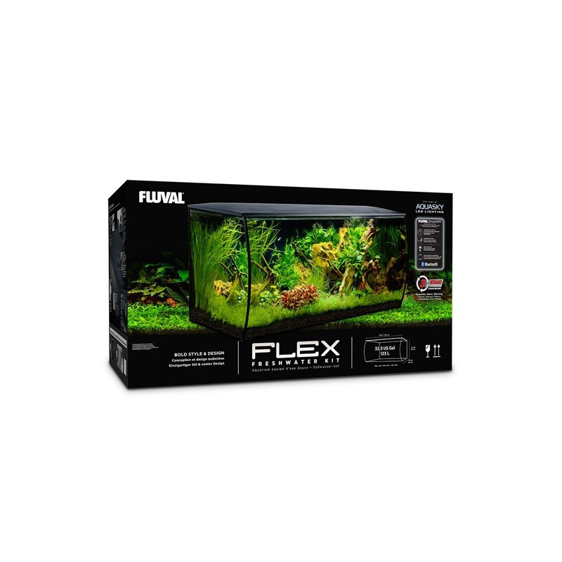 Acuario Fluval Flex 123 Litros