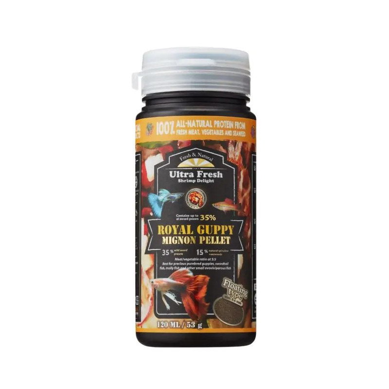 PELLET PREMIUM ROYAL GUPPY 120ML 53g Azoo